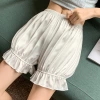 Wholesale summer thin ice silk anti-glare outerwear pumpkin lantern safety pants satin loose women's leggings Specification image